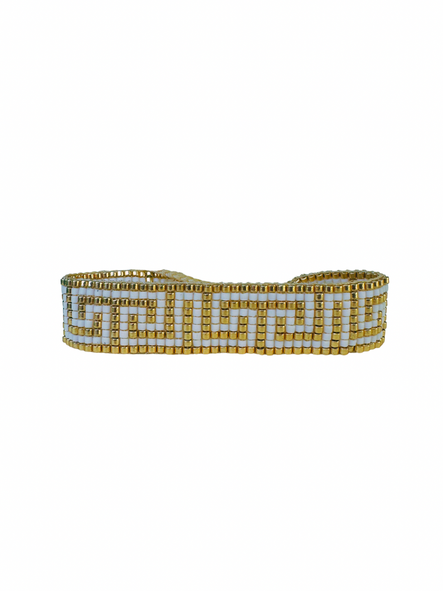Brazalete MIYUKI Nude grecas doradas