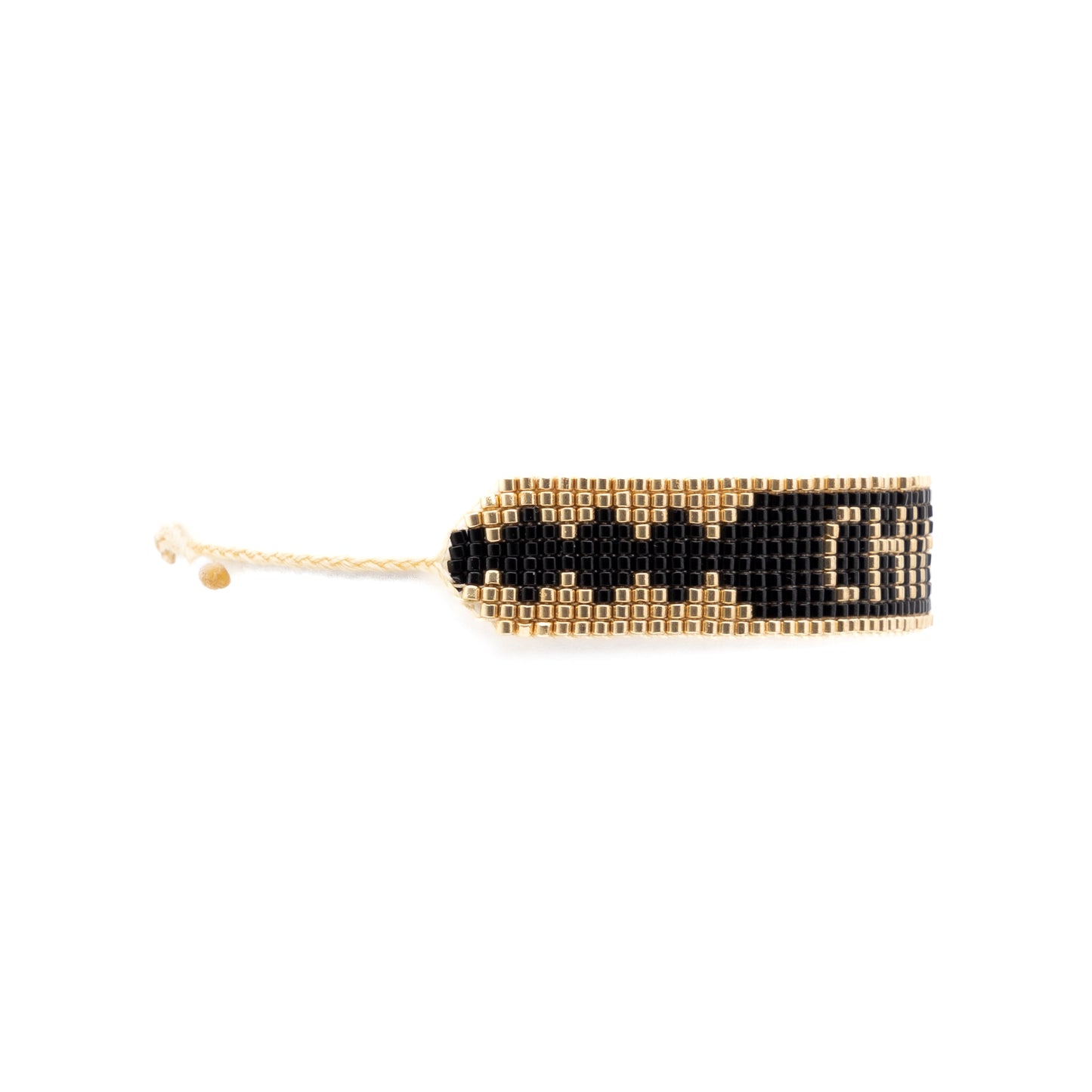 Brazalete CHINGONA negro y dorado