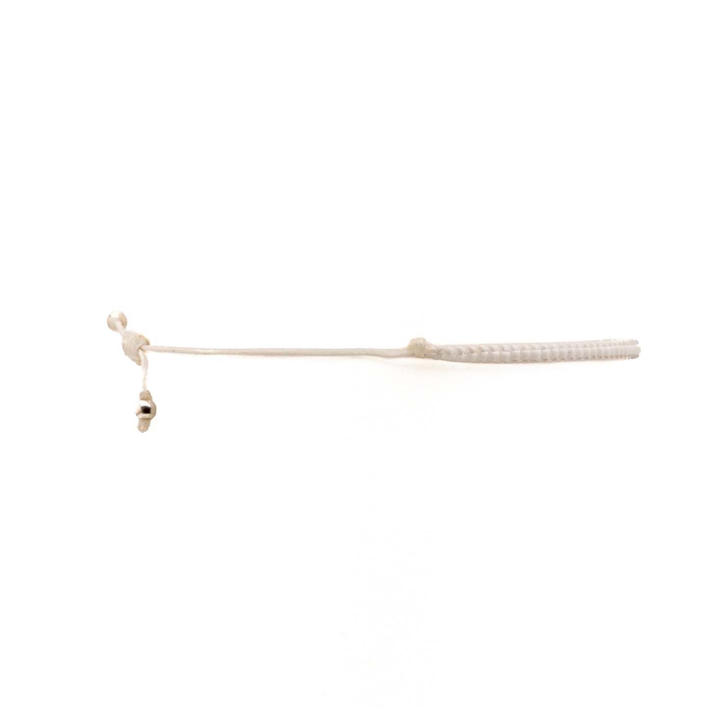 Pulsera Miyuki linea sencilla blanca