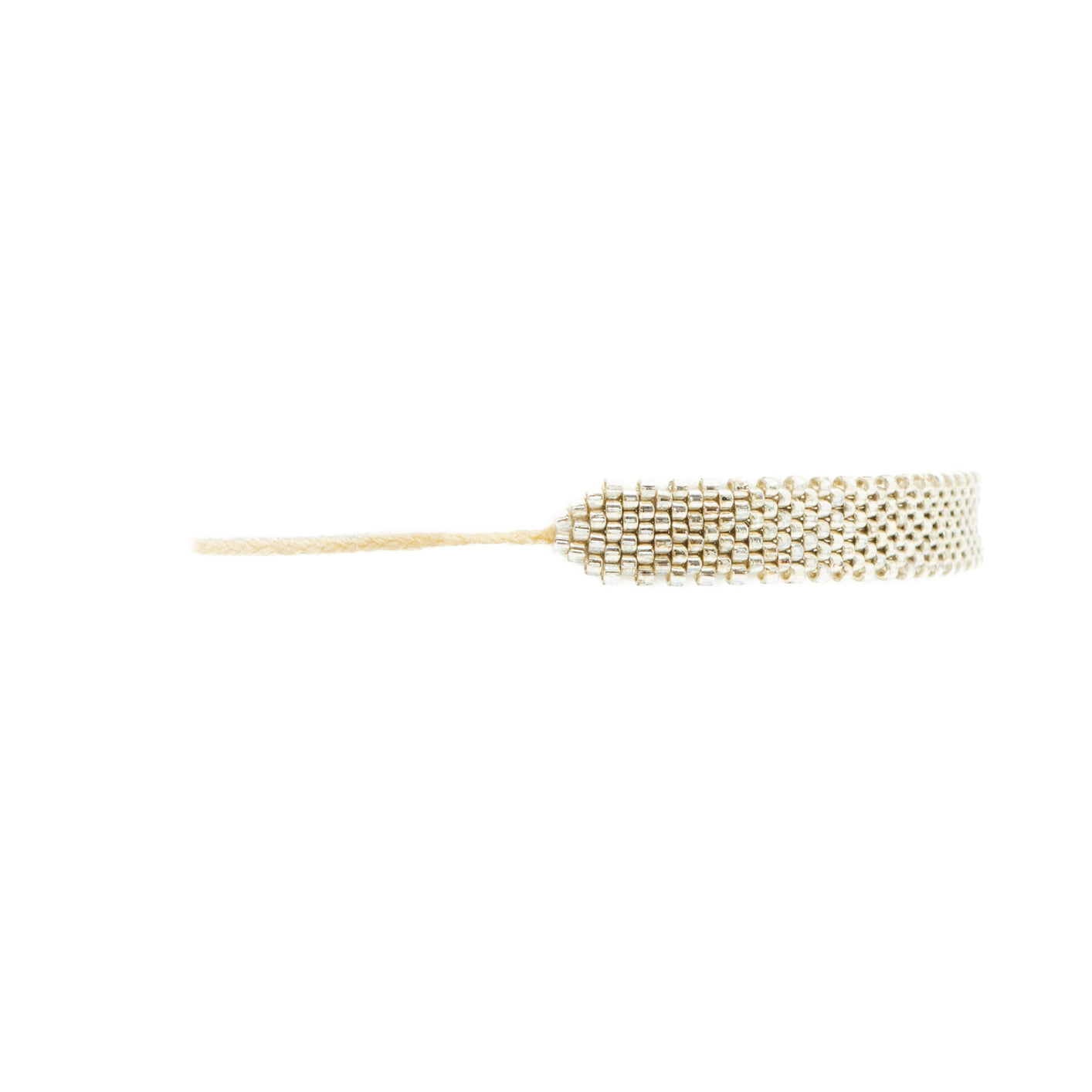 Pulsera Miyuki chica plata