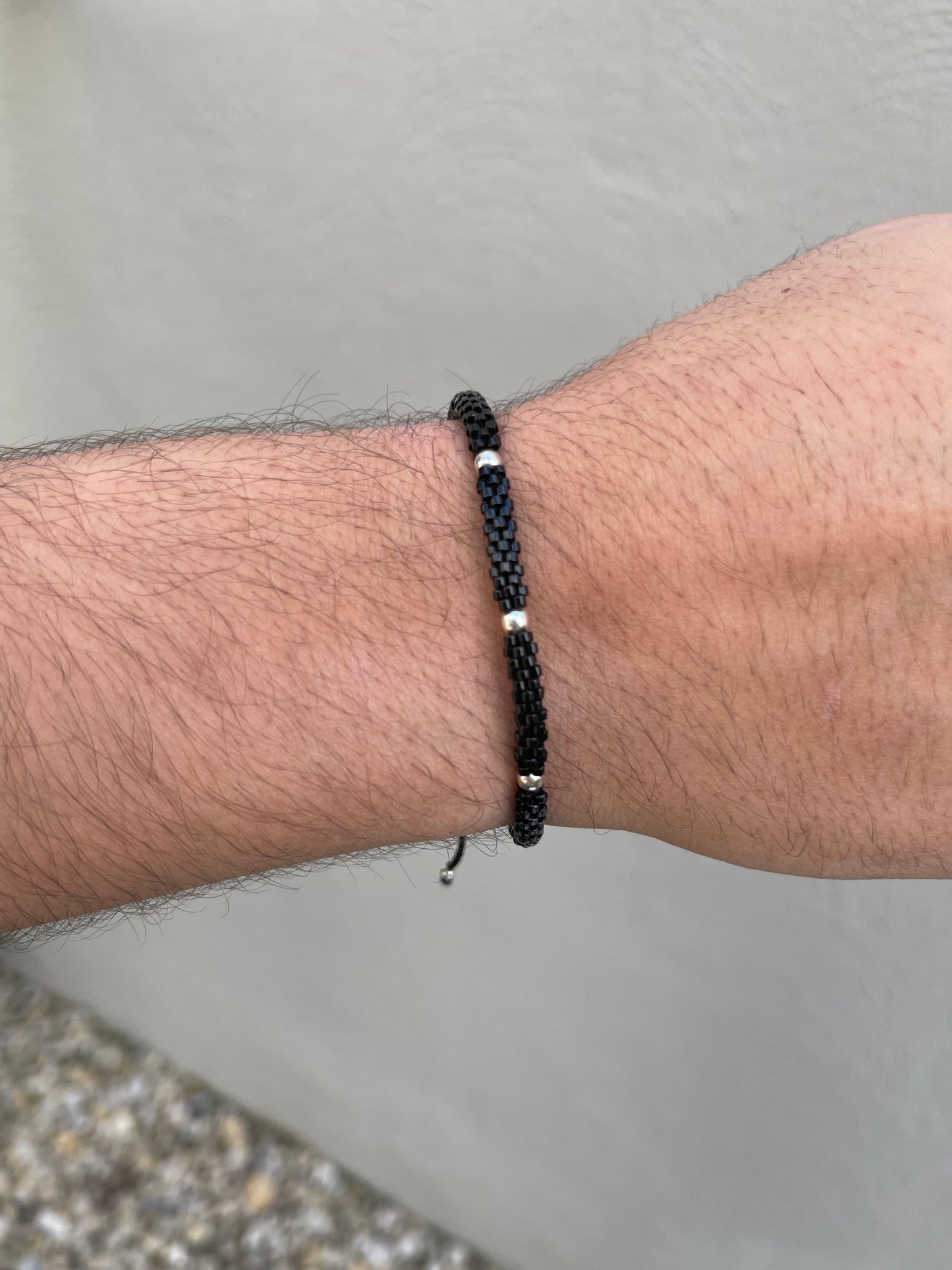 Pulsera redonda BOREAL NEGRA