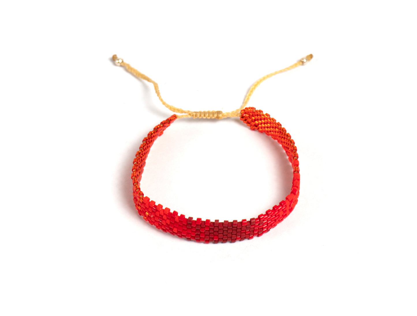 Pulsera Miyuki chica roja mix