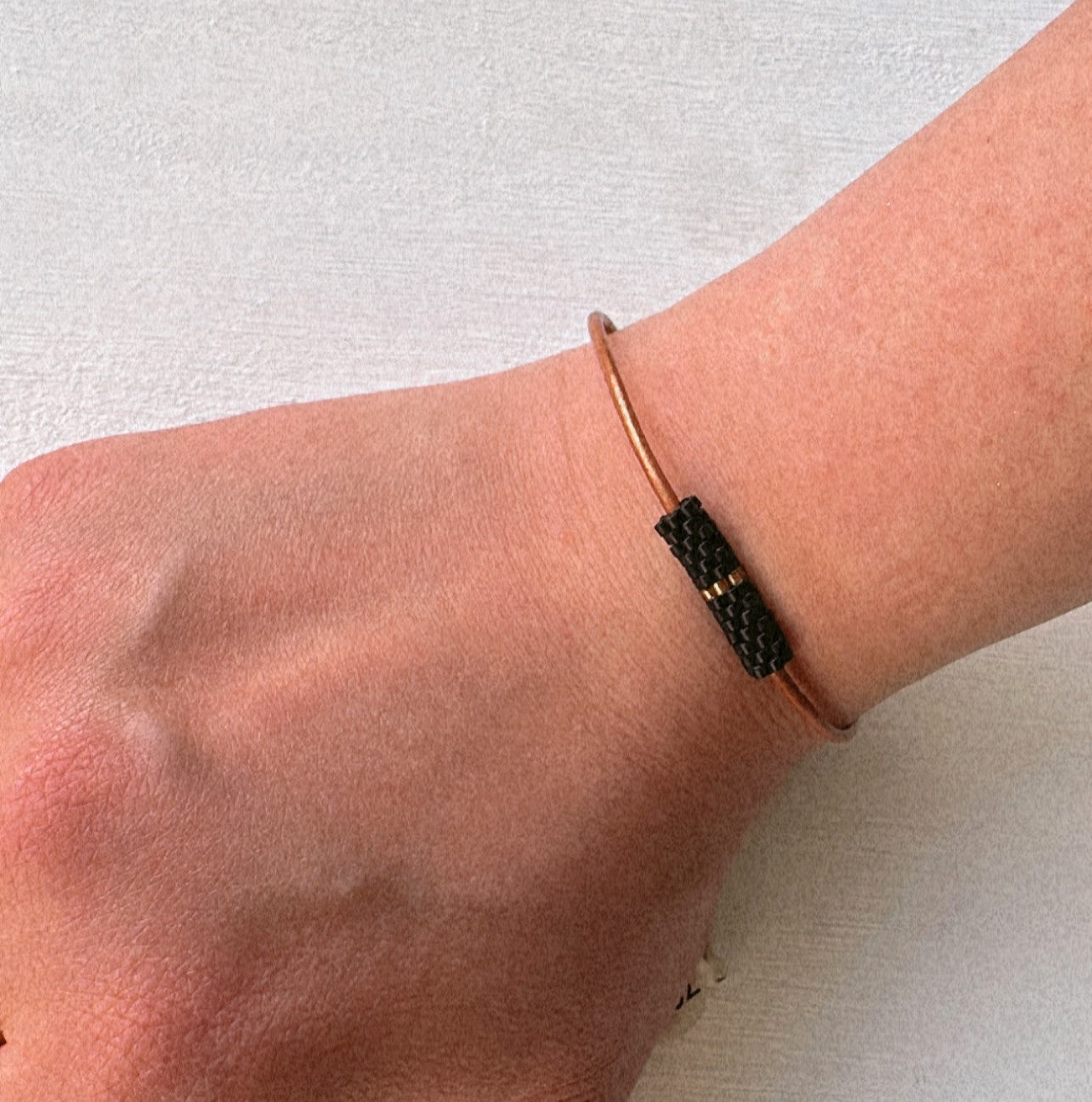 Pulsera Miyuki cilindro