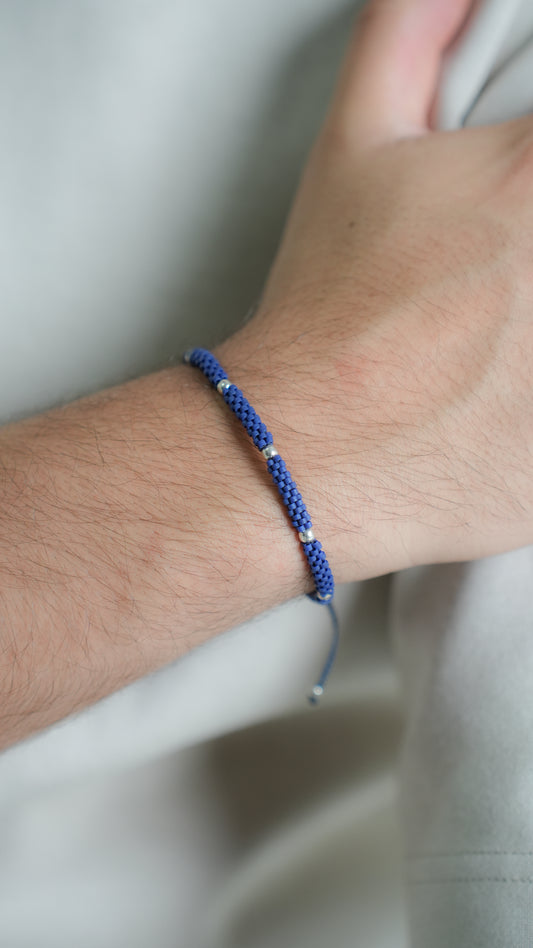 Pulsera redonda BOREAL AZUL