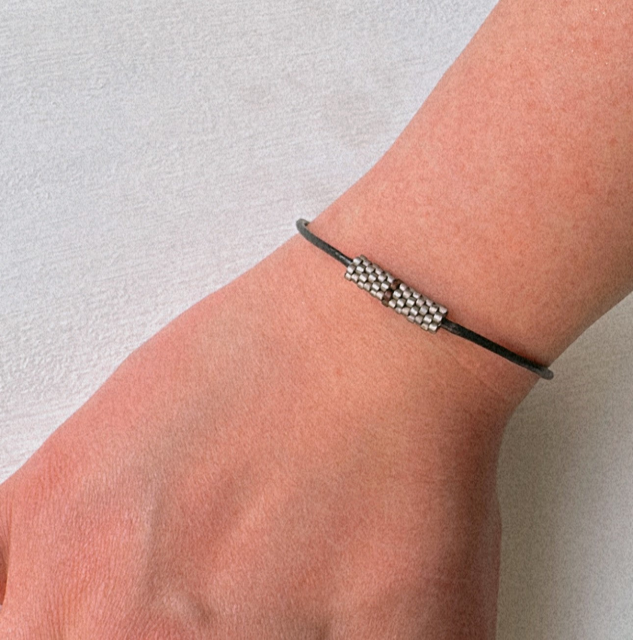 Pulsera Miyuki cilindro