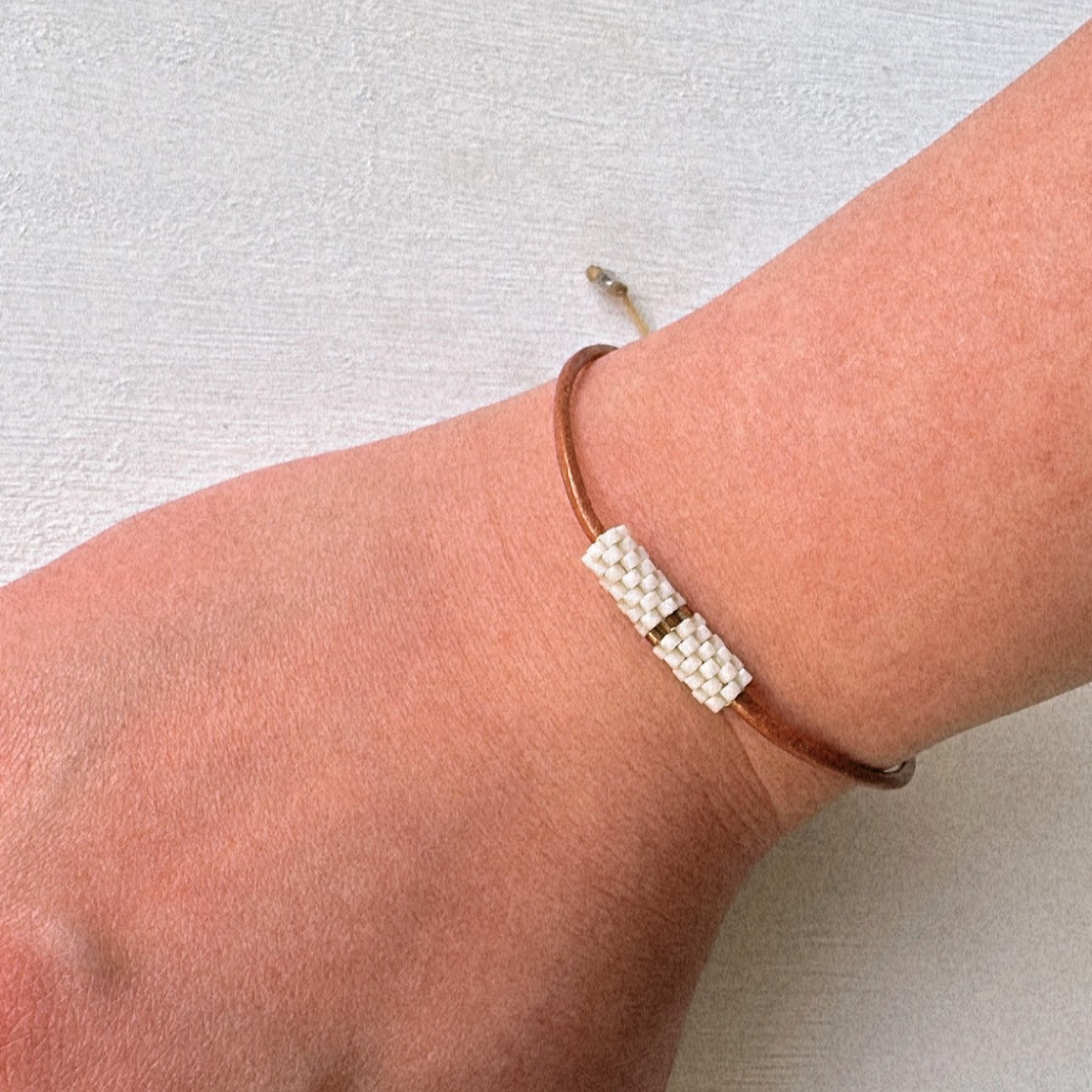 Pulsera Miyuki cilindro