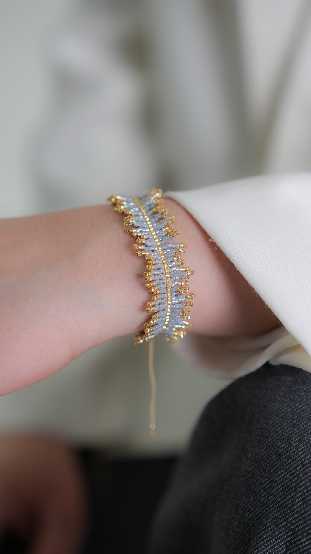 Brazalete Miyuki FLECOS AZUL