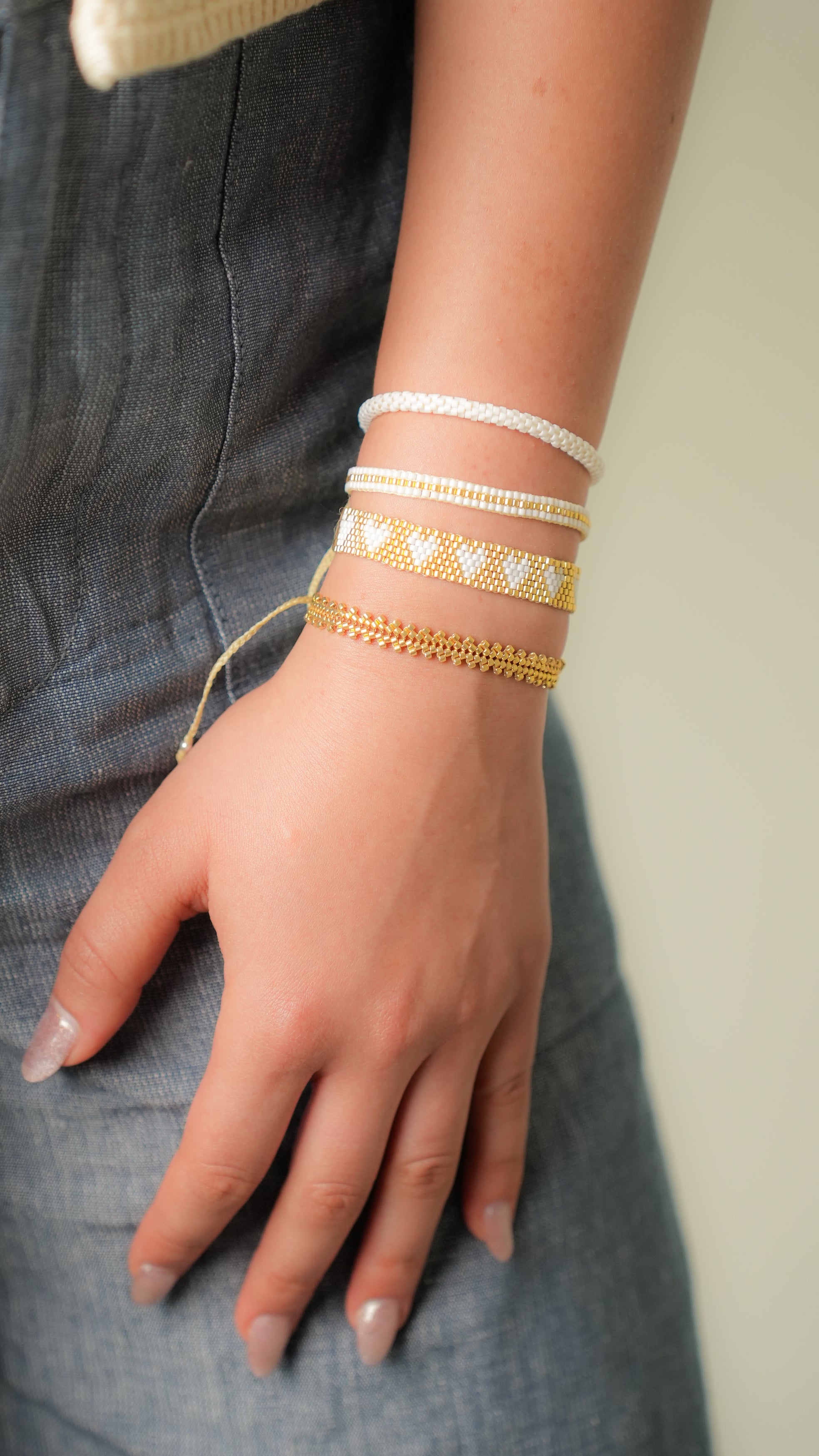 Set LATIDOS DEL ALMA dorado