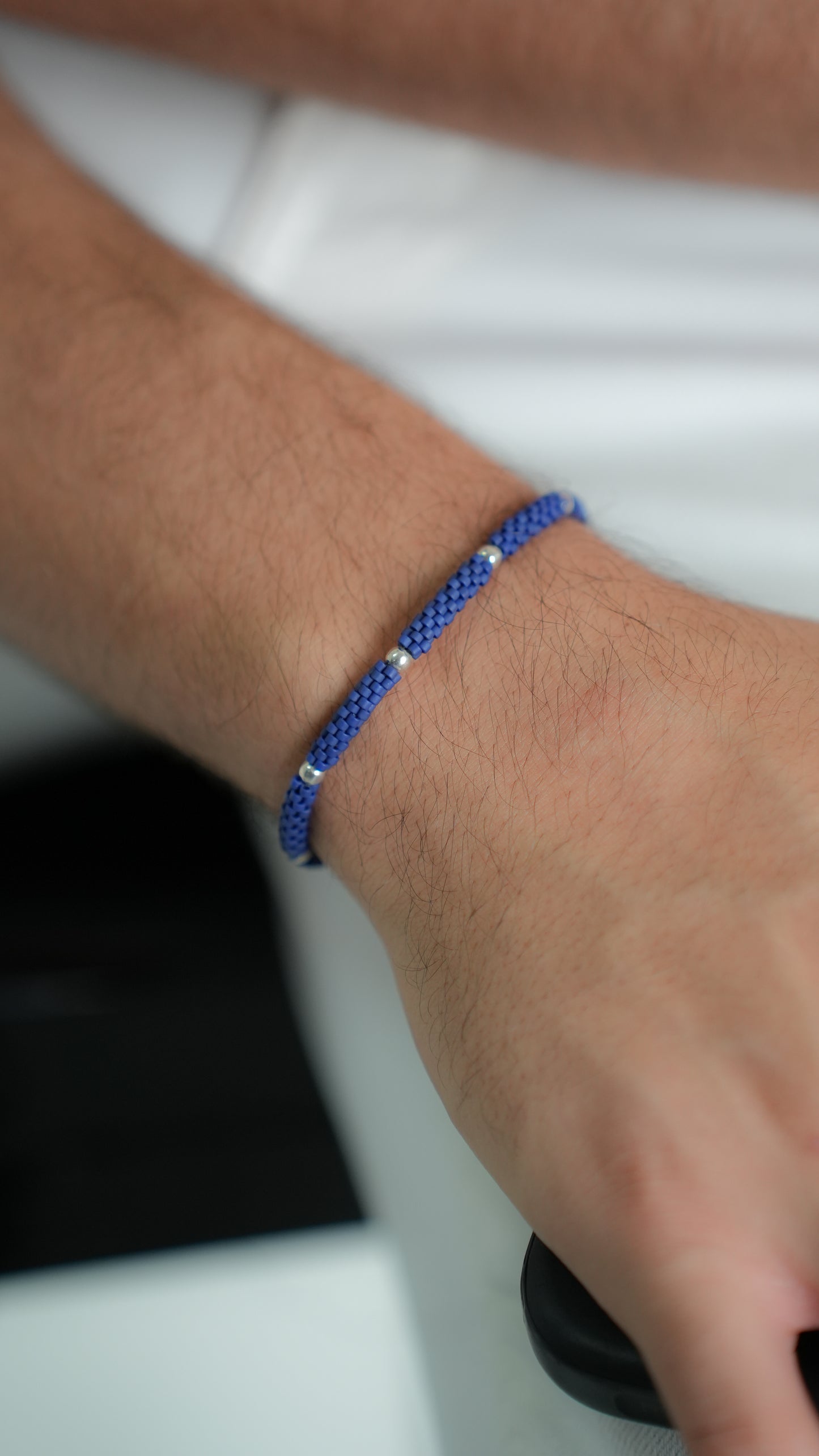 Pulsera redonda BOREAL AZUL