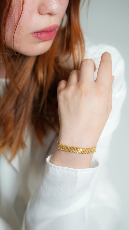 Pulsera Miyuki chica dorada