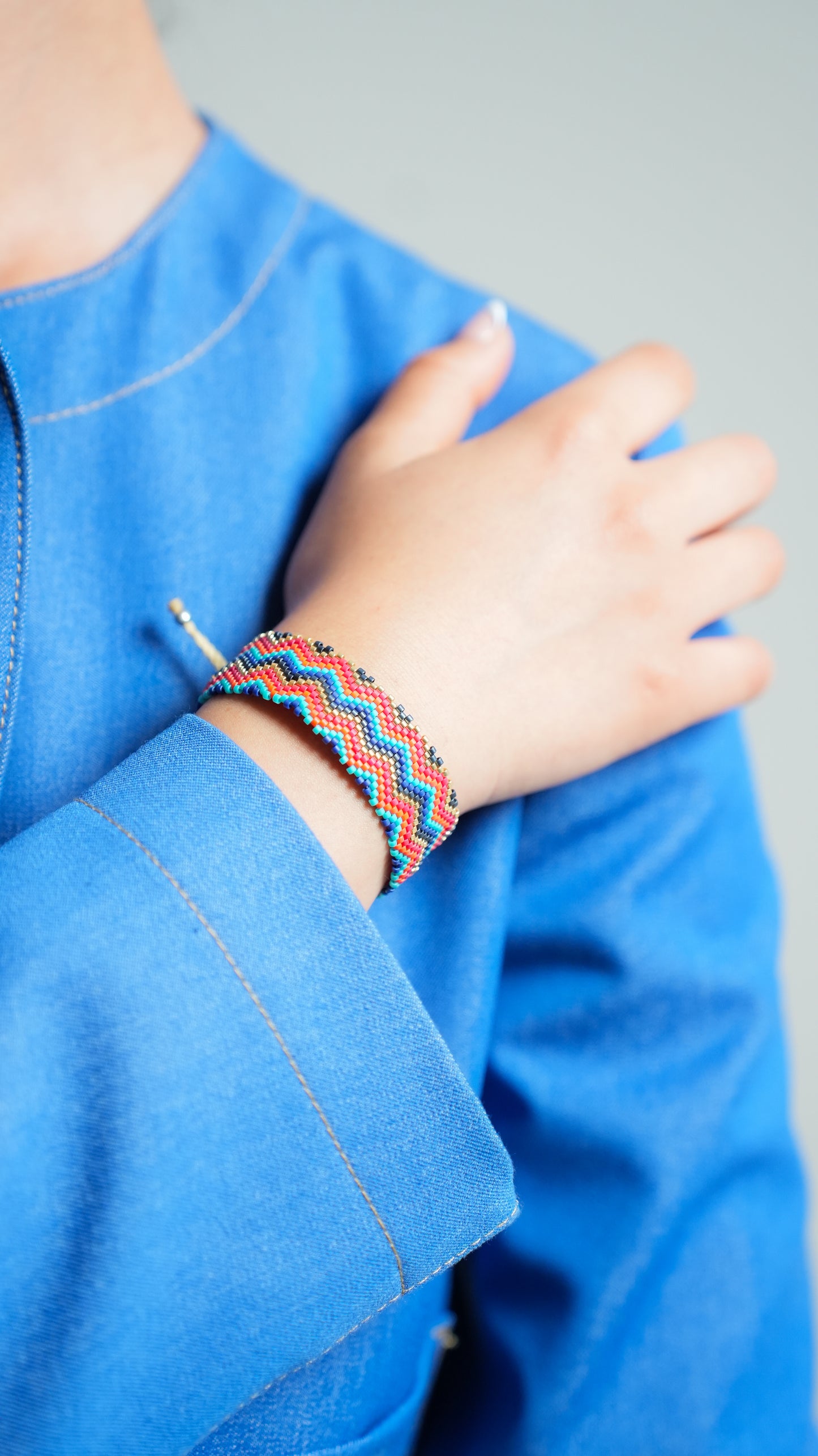 Pulsera Miyuki grande espiral colores