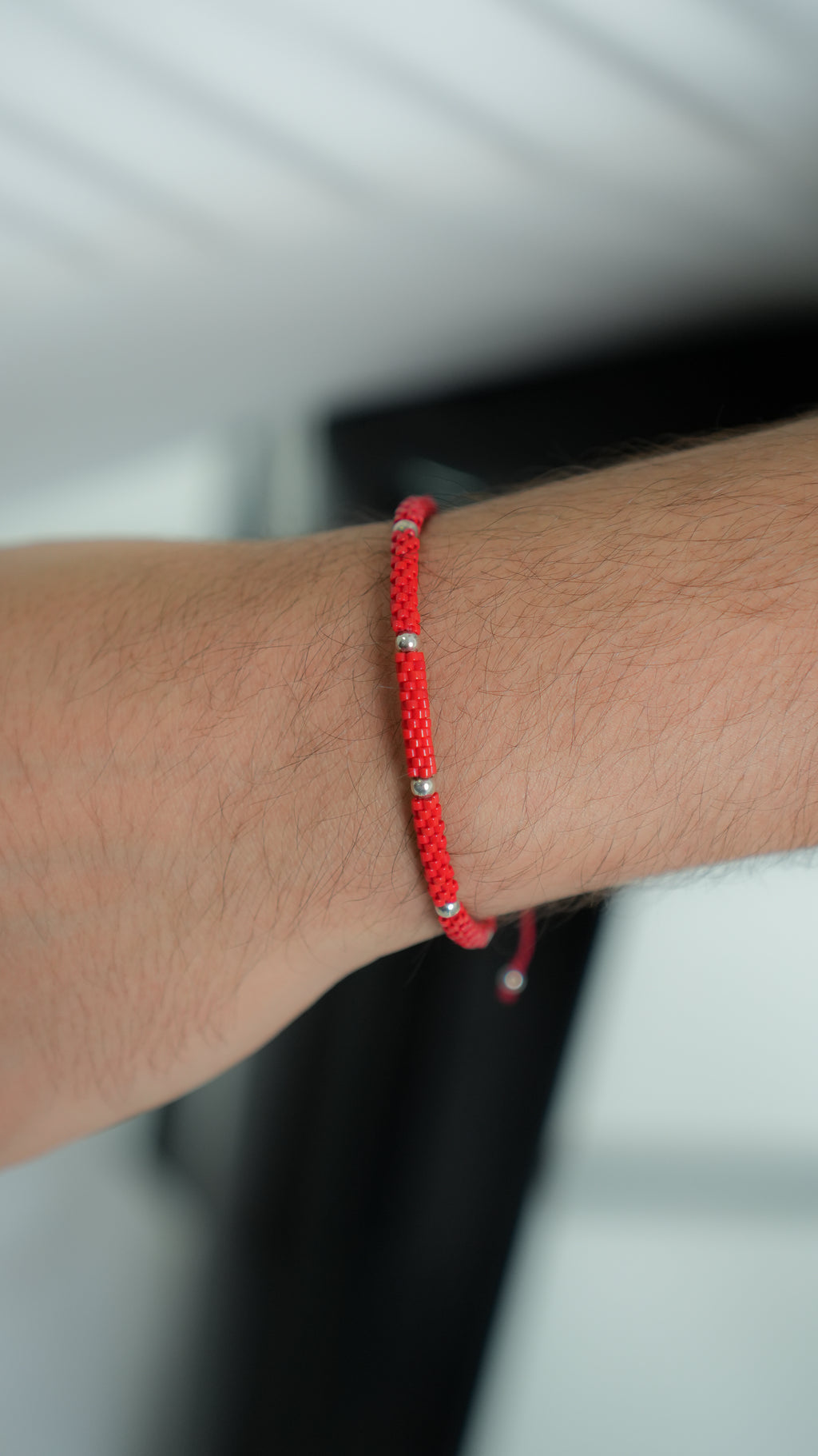 Pulsera redonda BOREAL ROJA