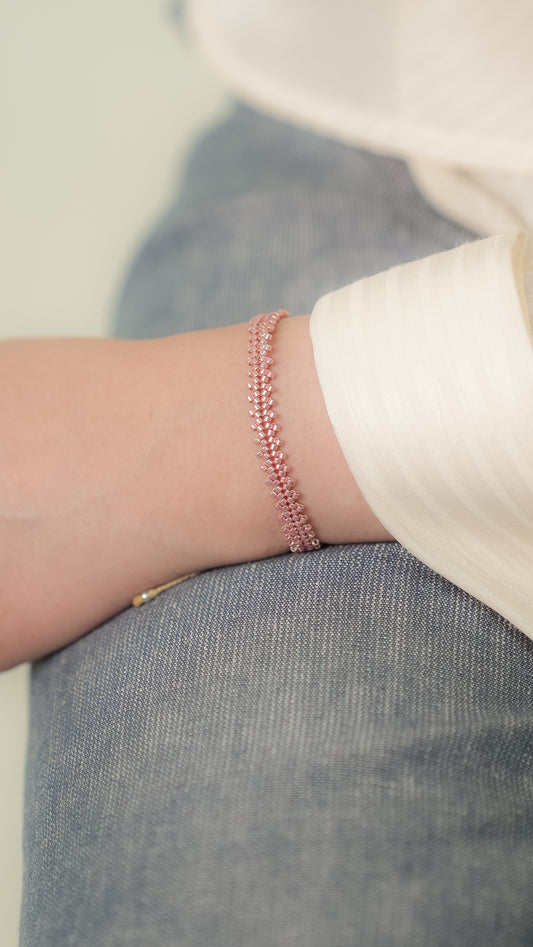 Pulsera Miyuki TRENZA Rose Gold
