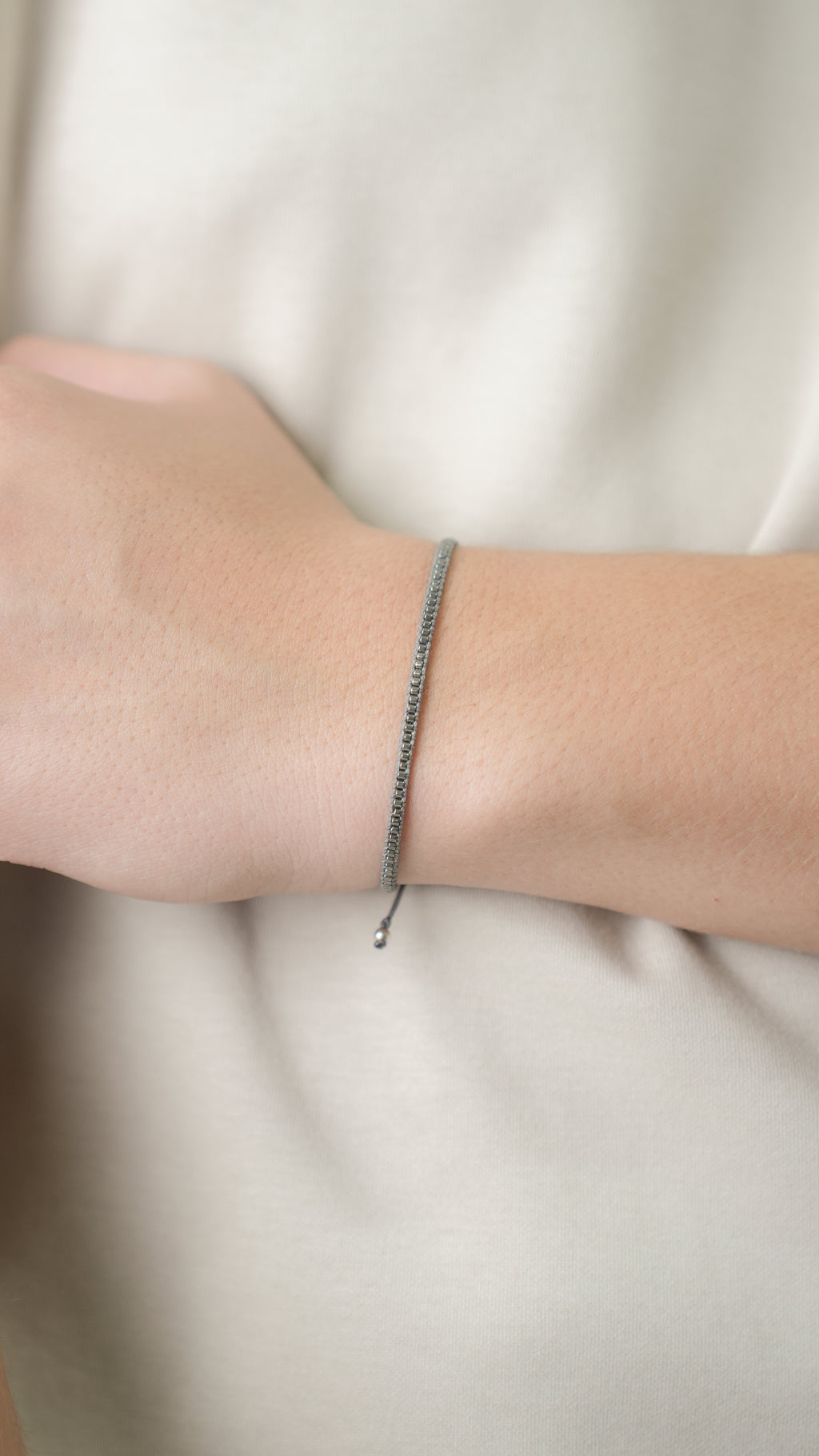 Pulsera Miyuki linea sencilla oxford