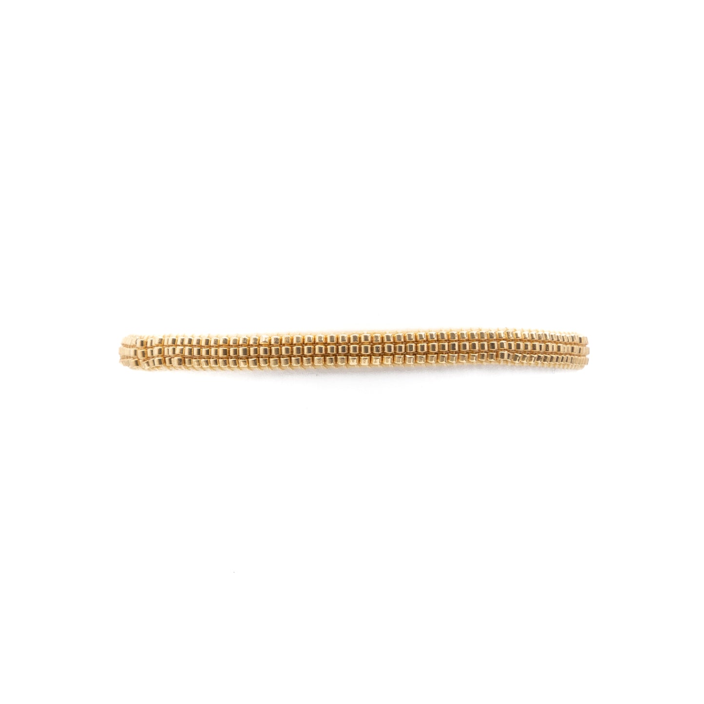 Pulsera MIYUKI 3 lineas dorado