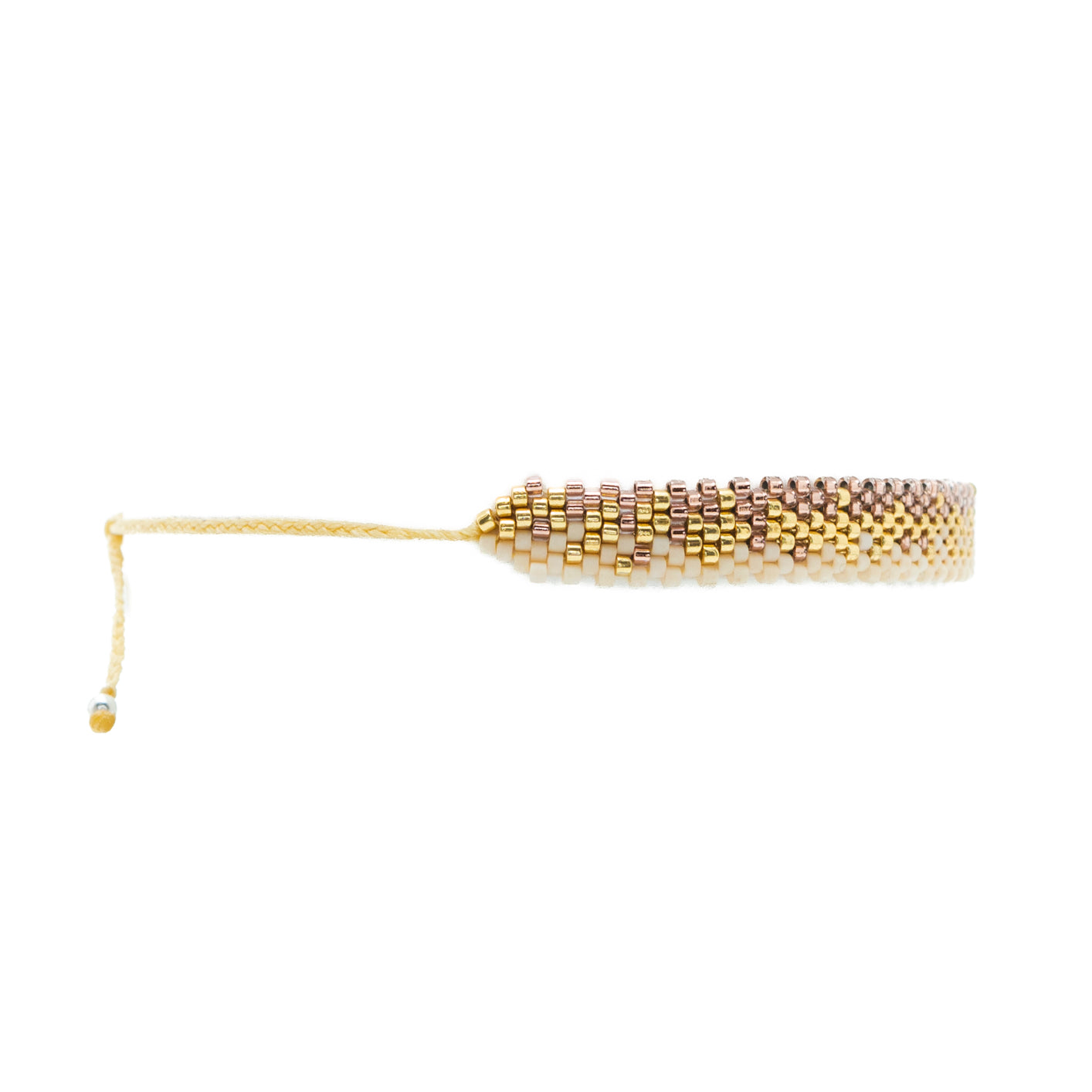 Pulsera miyuki chica nude rose oro