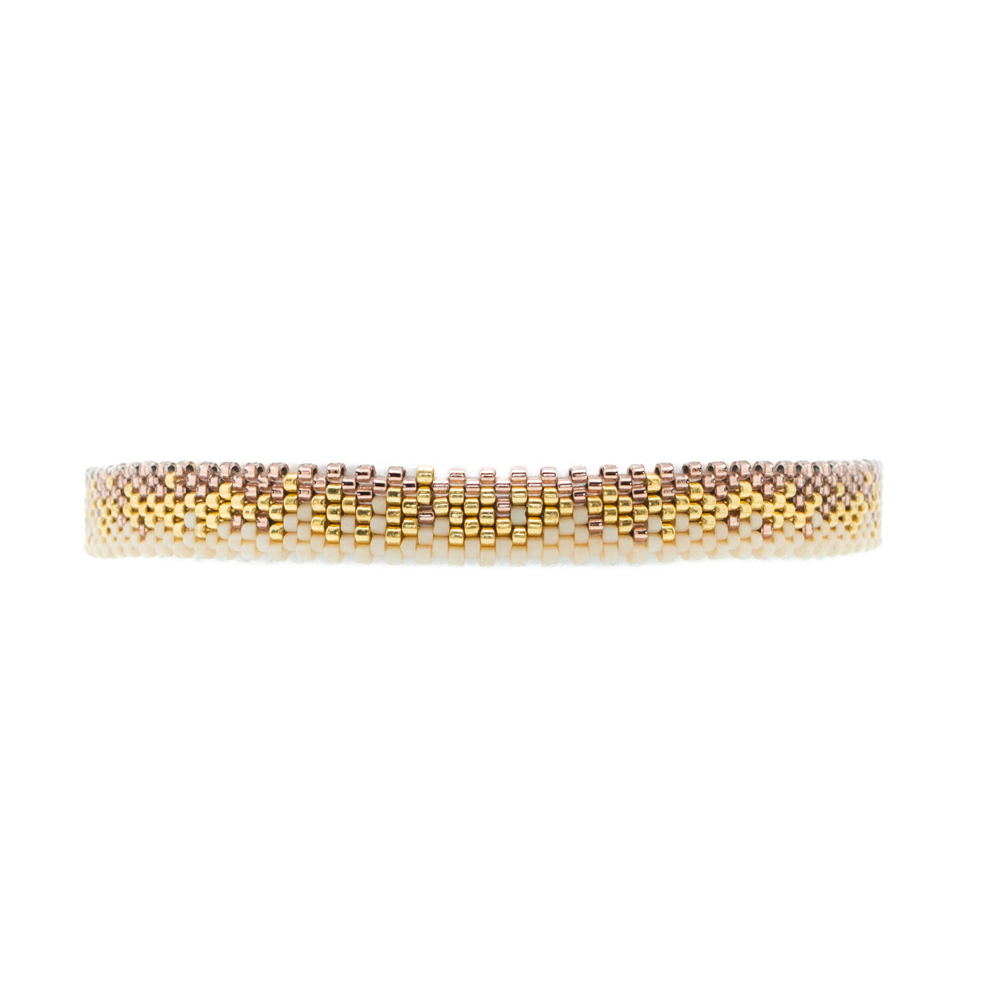 Pulsera miyuki chica nude rose oro