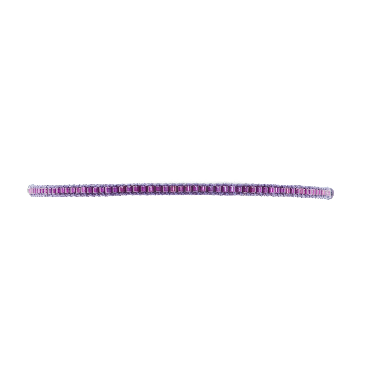 Pulsera Miyuki linea sencilla Morada