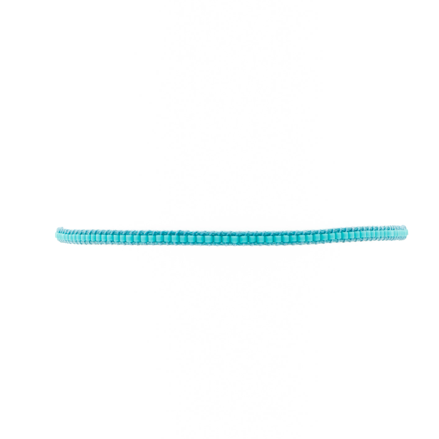 Pulsera Miyuki linea sencilla turqueza mate