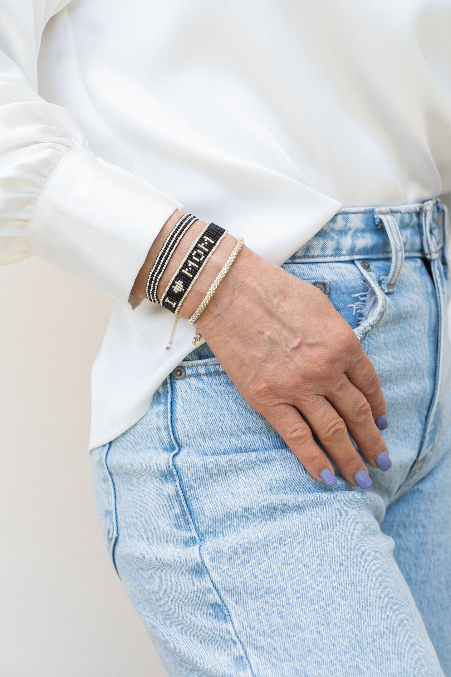 Set MOM plateado