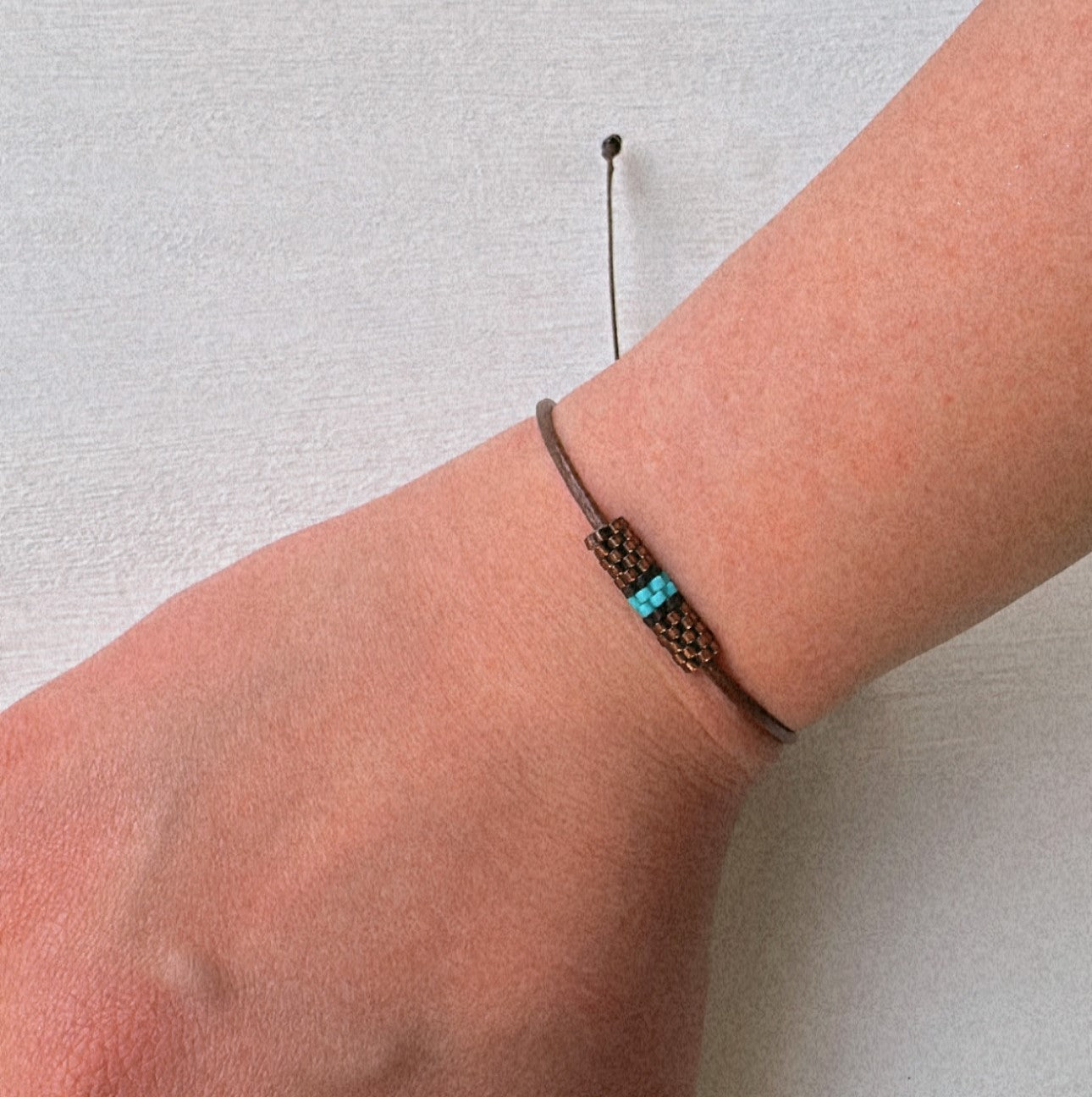 Pulsera Miyuki cilindro