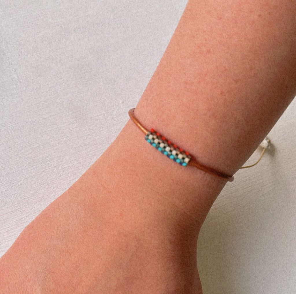 Pulsera Miyuki cilindro