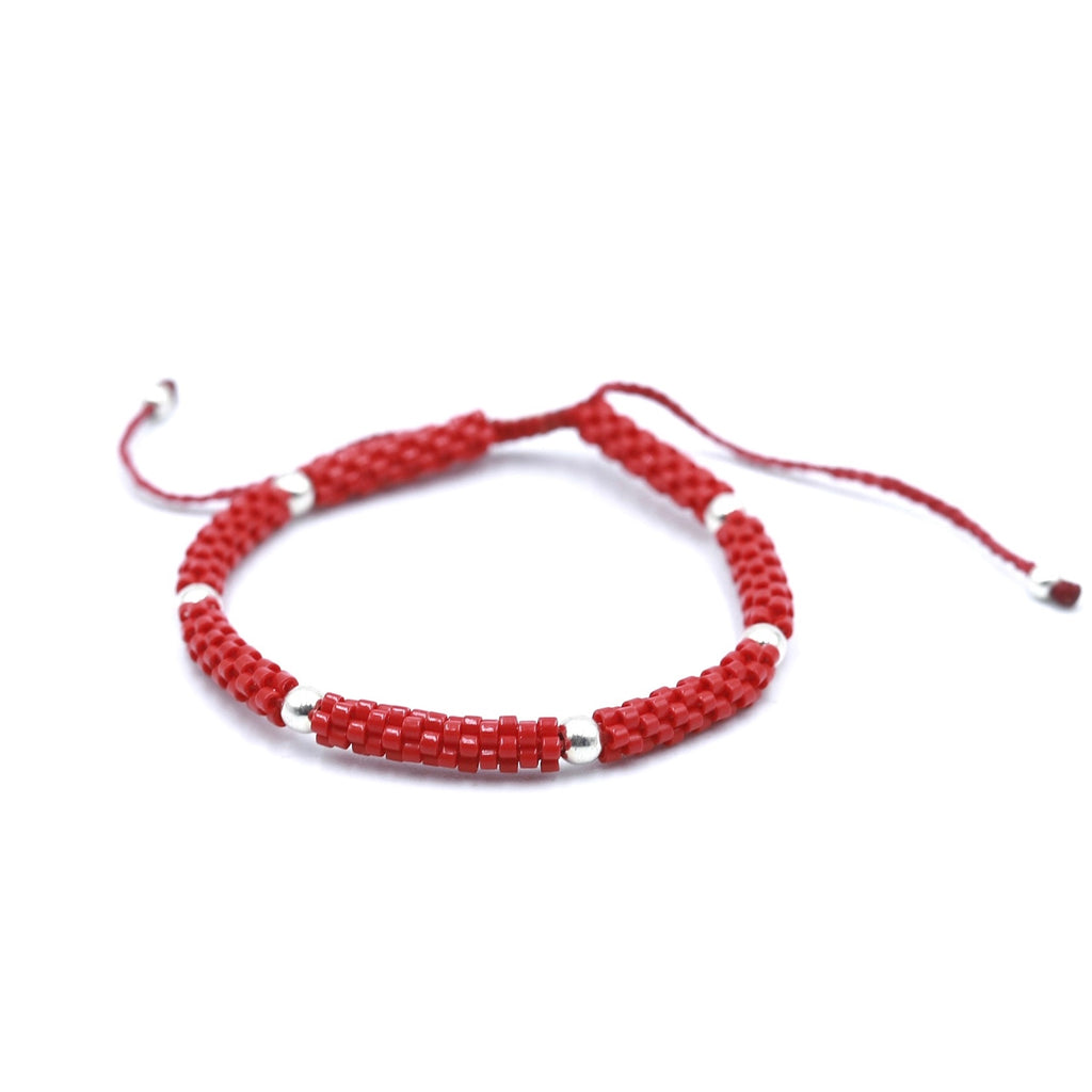 Pulsera redonda BOREAL ROJA