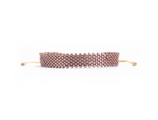 Pulsera Miyuki chica malva