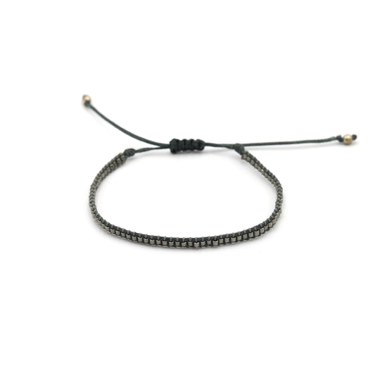 Pulsera Miyuki linea sencilla oxford